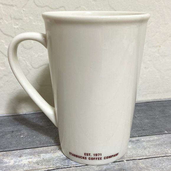 Starbucks Coffee Company Est 1971 White Glossy Mug - Picture 4 of 10